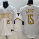 Pittsburgh Pirates #15 Oneil Cruz White 2026 City Connect Stadium Stitched Jersey