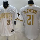 Pittsburgh Pirates #21 Roberto Clemente White 2026 City Connect Stadium Stitched Jersey