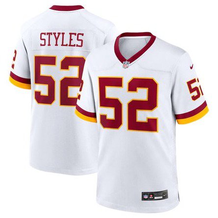 Washington Commanders #52 Sonny Styles White 2026 Draft  Stitched Jersey