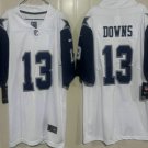 Dallas Cowboys #13 Caleb Downs White Throwback Vapor Jersey