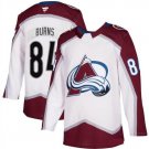 Colorado Avalanche #84 Brent Burns Burgundy White Away Stitched Hockey Jersey
