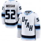 Utah Mammoth #52 Mackenzie Weegar White Away Premium Stitched Hockey Jersey