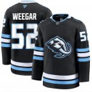 Utah Mammoth #52 Mackenzie Weegar Home Navy Blue Premium Stitched Jersey