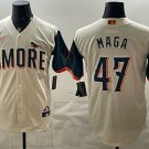 Baltimore Orioles #47 Maga Natural 2026 City Connect Stadium Stitched Jersey