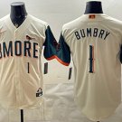 Baltimore Orioles #1 Al Bumbry Natural 2026 City Connect Stadium Stitched Jersey