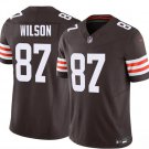 Cleveland Browns #87 Kole Wilson Brown 2026 Draft F.U.S.E. Vapor Limited Stitched Jersey