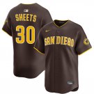 San Diego Padres #30 Gavin Sheets Brown 2026 Road Limited Stitched Jersey