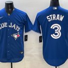Toronto Blue Jays #3 Myles Straw Royal Stitched Jersey