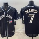 Toronto Blue Jays #7 Kazuma Okamoto 2026 Fashion Replica Black Out Stitched Jersey