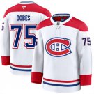 Montreal Canadiens #75 Jakub Dobes White Fanatics Premium Away Jersey