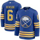 Buffalo Sabres #6 Zach Benson Blue Stitched Hockey Jersey