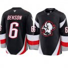 Buffalo Sabres #6 Zach Benson Black Alternate Stitched Hockey Jersey