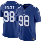 New York Giants #98 D.J. Reader Blue 2026 F.U.S.E. Vapor Untouchable Limited Stitched Jersey