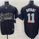 Men's San Antonio Spurs #11 Carter Bryant Black Stitched Jersey 1