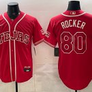 Texas Rangers #80 Kumar Rocker Red 2026 City Connect Stadium Jersey