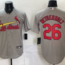 St. Louis Cardinals #26 JJ Wetherholt Gray Cool Base Stitched Baseball Jersey