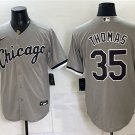 Chicago White Sox #35 Frank Thomas Gray Stitched Baseball Jersey