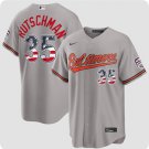 Baltimore Orioles #35 Adley Rutschman Gray USA 250 Fourth of July Home Stitched Jersey