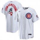 Chicago Cubs #4 Pete Crow-Armstrong White 2026 USA 250 Fourth of July Home Stadium Stitched Jersey