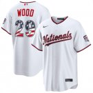 Washington Nationals #29 James Wood White USA 250 Fourth of July Home Stitched Baseball Jersey
