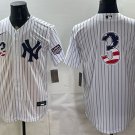 New York Yankees #3 Babe Ruth White 2026 USA 250 Fourth of July Home Stadium Stitched Jersey