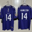 Baltimore Ravens #14 Kyle Hamilton Purple 2026 Alternate Vapor Limited Football Stitched Jersey