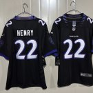 Baltimore Ravens #22 Derrick Henry Black 2026 Alternate Vapor Limited Football Stitched Jersey