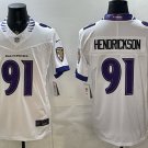 Baltimore Ravens #91 Trey Hendrickson White 2026 F.U.S.E. Vapor Stitched Limited Stitched Jersey