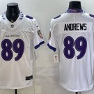 Baltimore Ravens #89 Mark Andrews White 2026 F.U.S.E. Vapor Limited Football Stitched Jersey