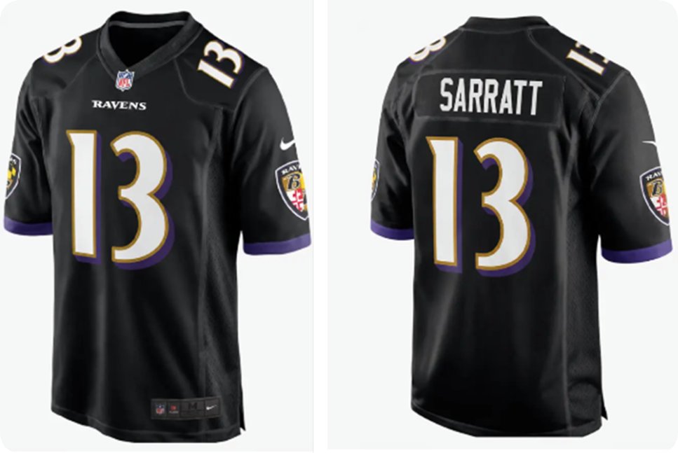 Baltimore Ravens #13 Elijah Sarratt Black Alternate Stitched Jersey