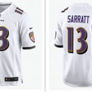 Baltimore Ravens #13 Elijah Sarratt White Alternate Stitched Jersey