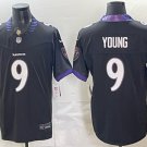 Baltimore Ravens #9 Zion Young Black 2026 F.U.S.E. Vapor Stitched Limited Football Jersey