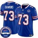 Bills #73 Dion Dawkins Blue F.U.S.E. 2026 Inaugural Season at Highmark Stadium Stitched Jersey