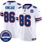 Bills #86 Dalton Kincaid White F.U.S.E. 2026 Inaugural Season at Highmark Stadium Stitched Jersey