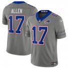Buffalo Bills #17 Josh Allen Gray F.U.S.E. 2026 Nickel City Vapor Football Stitched Jersey