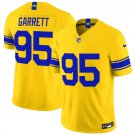 Los Angeles Rams #95 Myles Garrett Yellow 2026 F.U.S.E. Vapor Limited Football Stitched Jersey