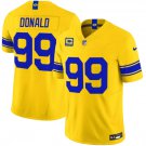 Angeles Rams #99 Aaron Donald Yellow 2026 F.U.S.E. With 4- Star C Patch Limited Stitched Jersey