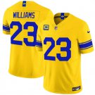 Los Angeles Rams #23 Kyren Williams Yellow 2026 F.U.S.E. With 4- Star C Patch Stitched Jersey