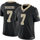 New Orleans Saints #7 Hunter Dekkers Black 2026 F.U.S.E. Vapor Limited Stitched Jersey