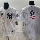 New York Yankees #8 Yogi Berra White 2026 USA 250 Fourth of July Home Stadium Stitched Jersey