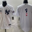 New York Yankees #1 Bobby Murcer White 2026 USA 250 Fourth of July Home Stadium Stitched Jersey