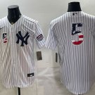 New York Yankees #5 Joe DiMaggio White 2026 USA 250 Fourth of July Home Stadium Stitched Jersey