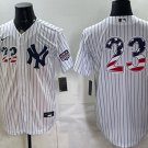 New York Yankees #23 Don Mattingly White 2026 USA 250 Fourth of July Home Stadium Stitched Jersey