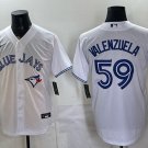 Toronto Blue Jays #59 Brandon Valenzuela White 50 Seasons Patch Stitched Jersey
