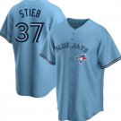 Toronto Blue Jays #37 Dave Stieb Blue Home Stitched Baseball Jersey