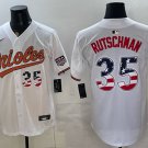 Baltimore Orioles #35 Adley Rutschman White USA 250 Fourth of July Home Stitched Jersey