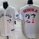 Toronto Blue Jays #27 Vladimir Guerrero Jr. White 2026 USA 250 Fourth of July Stitched Jersey