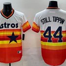Houston Astros #44 Still Tippin Orange Rainbow Cooperstown Stitched Cool Base Jersey