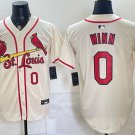 St. Louis Cardinals #0 Masyn Winn Cream Limited Stitched Baseball Jersey