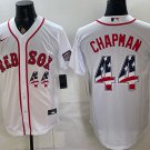 Boston Red Sox #44 Aroldis Chapman White 2026 USA 250 Fourth of July Home Stitched Baseball Jersey